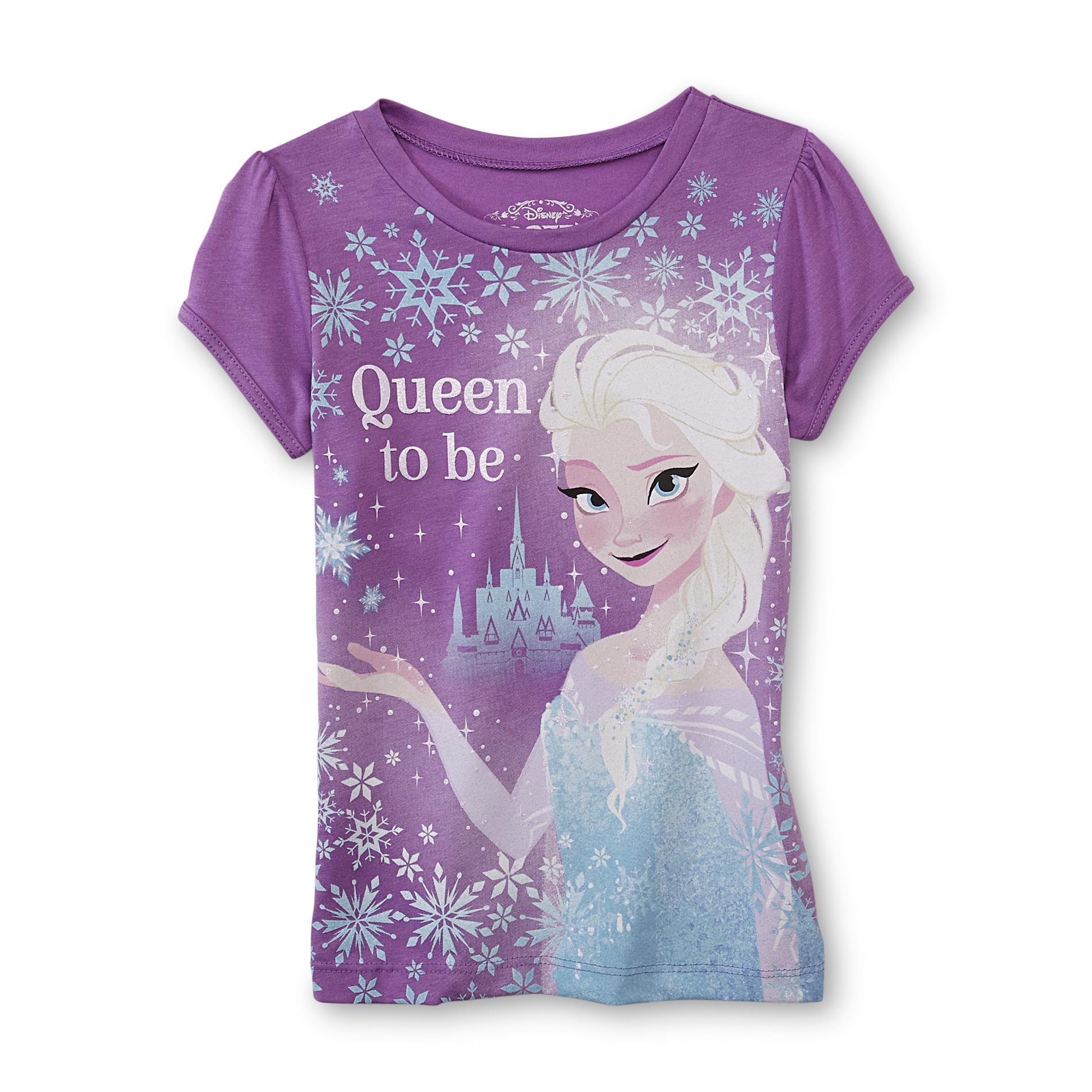 Disney Frozen Girl's Graphic Top - Castle