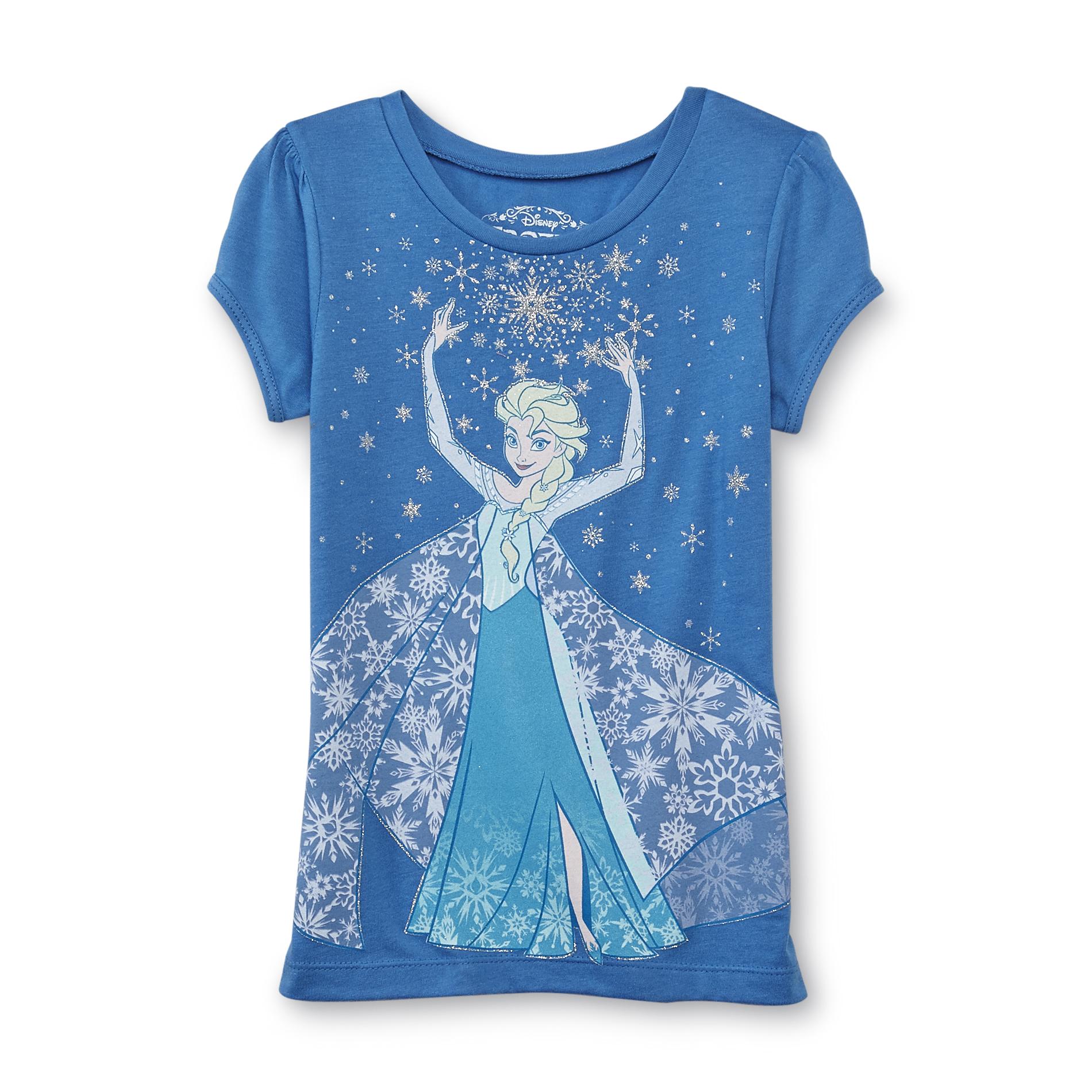 Disney Frozen Girl's Graphic T-Shirt -  Princess Elsa
