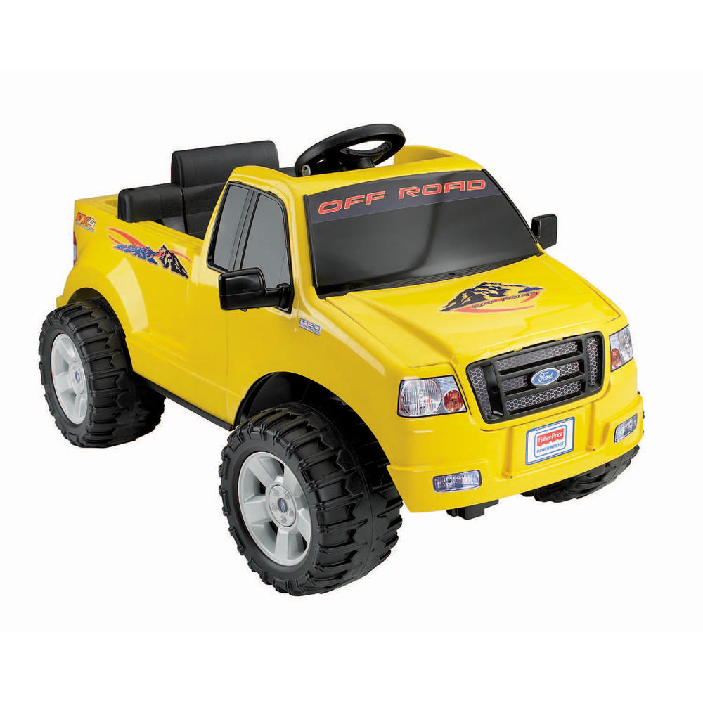Power Wheels Lil F150 Yellow Pick Up   Toys & Games   Ride On Toys