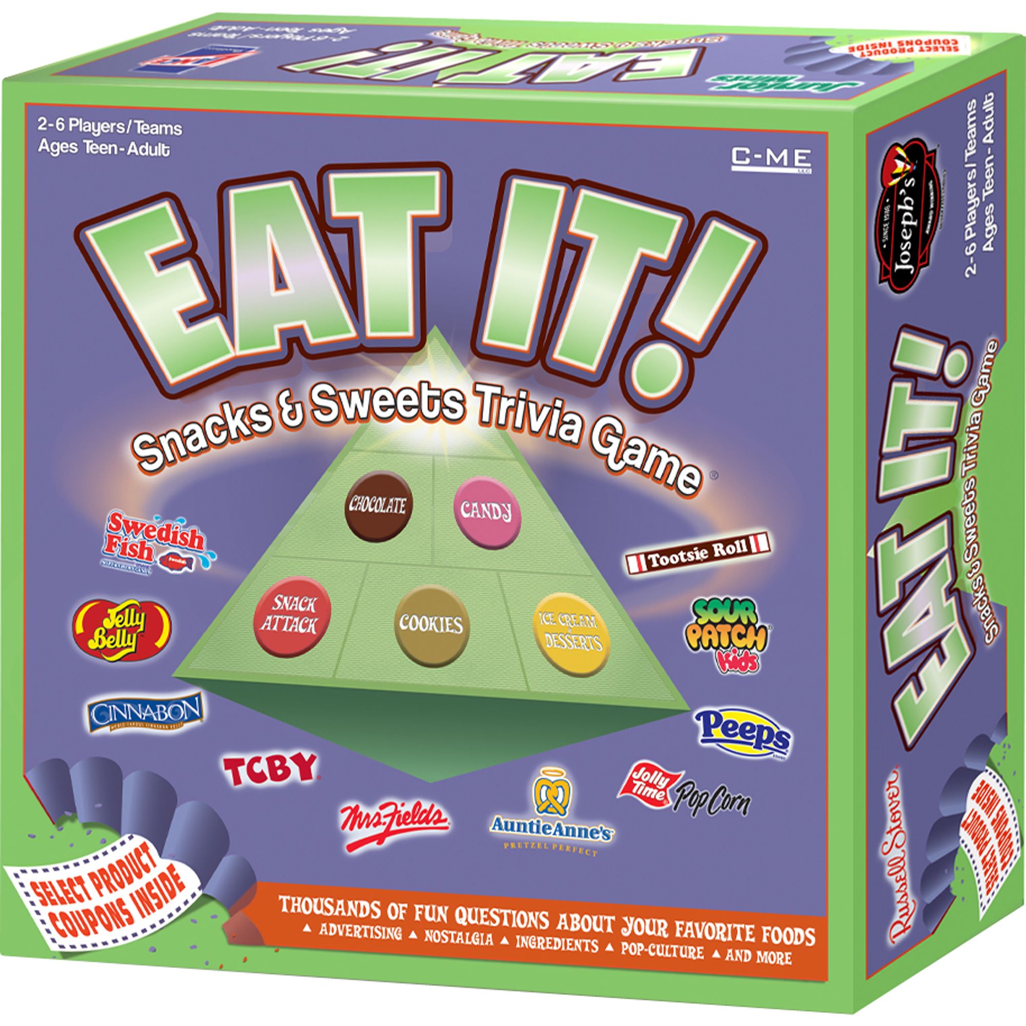 Eat It Snacks Sweets Trivia Game Toys Games Family Board Games Family Party Games