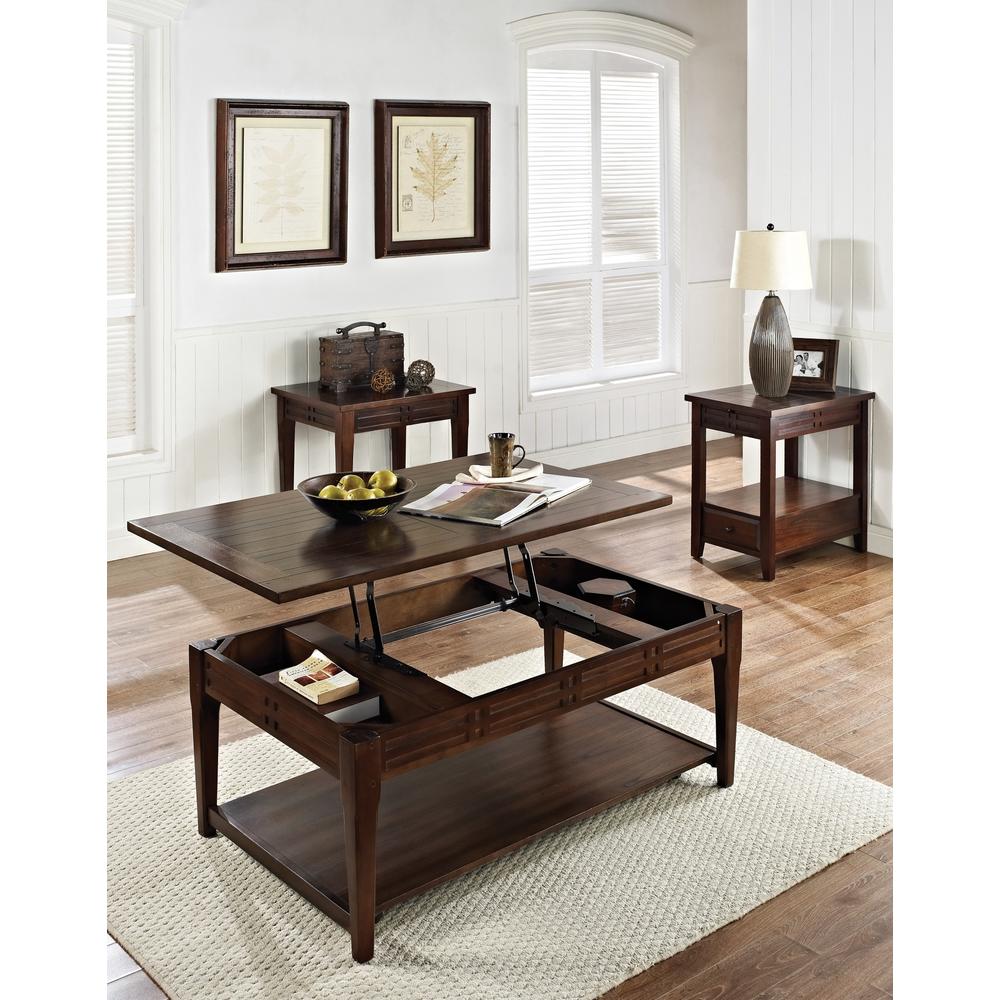 Steve Silver Company Crestline LiftTop Cocktail Table w/Casters