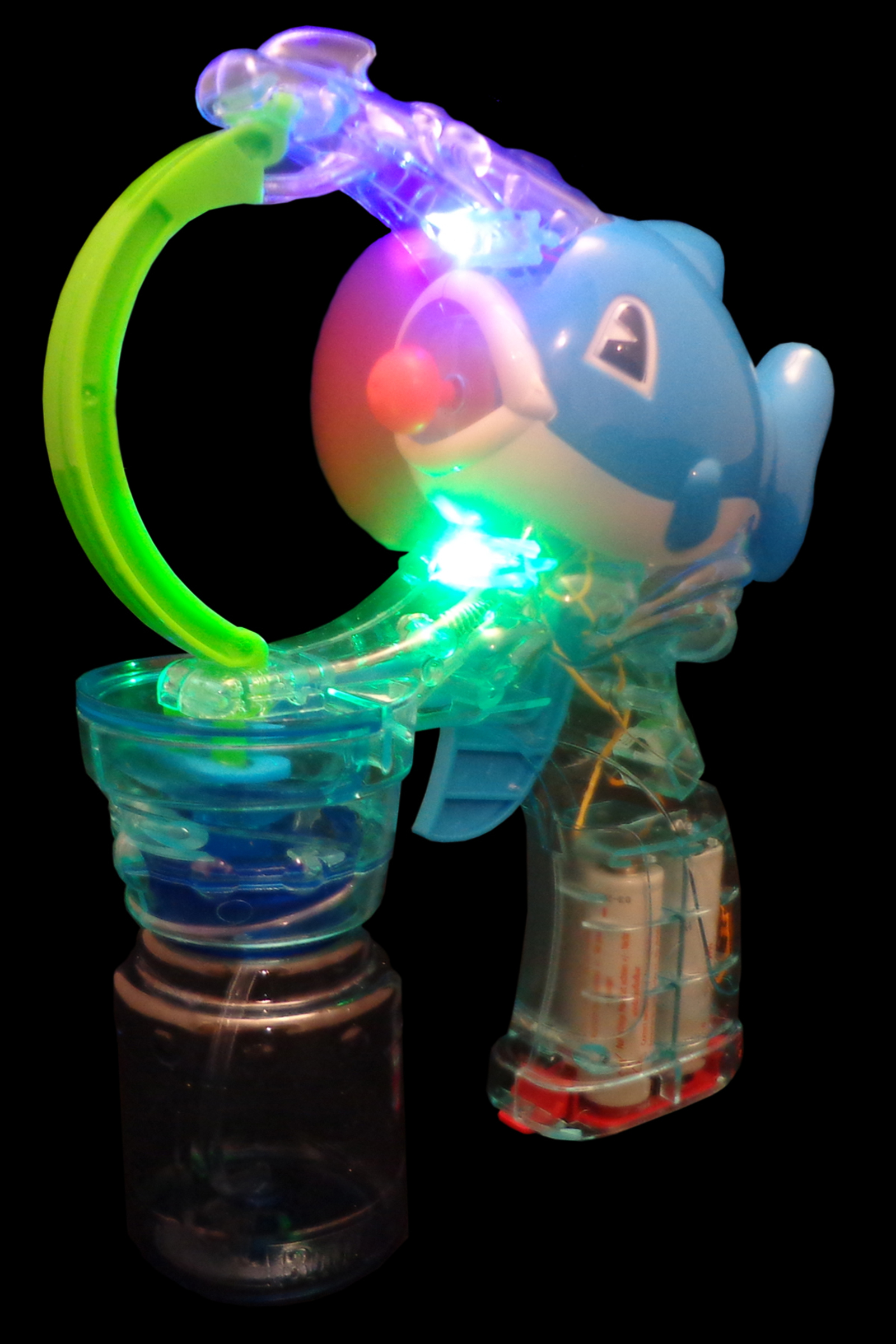 WeGlow International Light Up Dolphin Bubble Gun