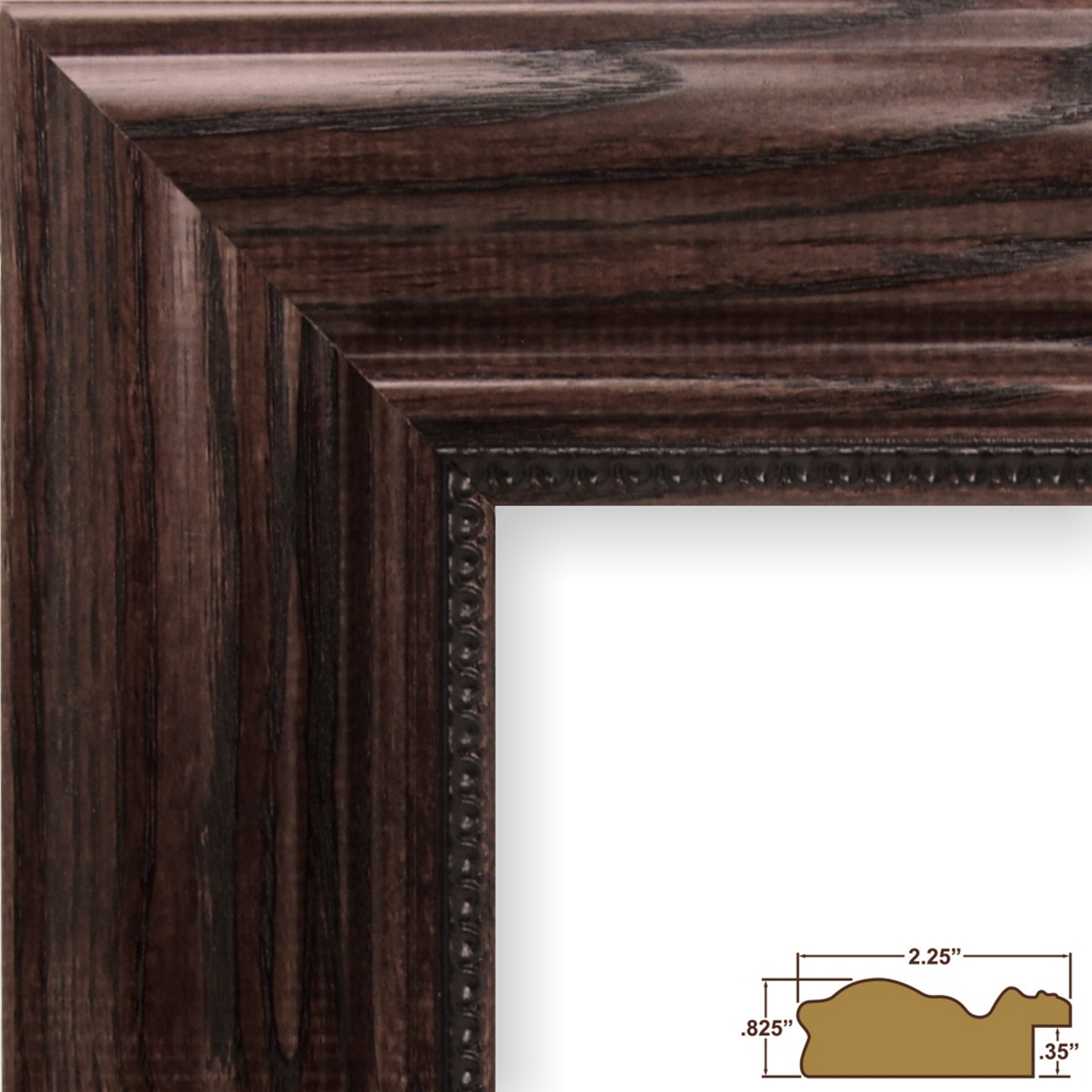 Craig Frames Inc Colonial Ornate Ash Solid Wood Picture Frame (15177483)