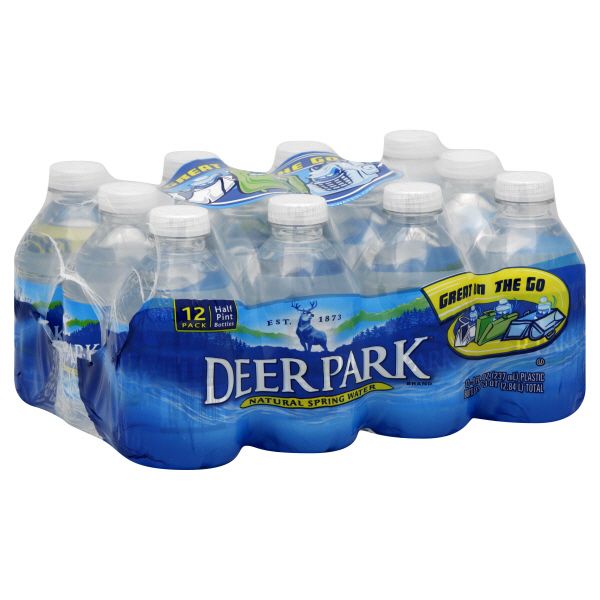 Deer Park Water, Natural Spring, 12 - 8 fl oz (237 ml ...