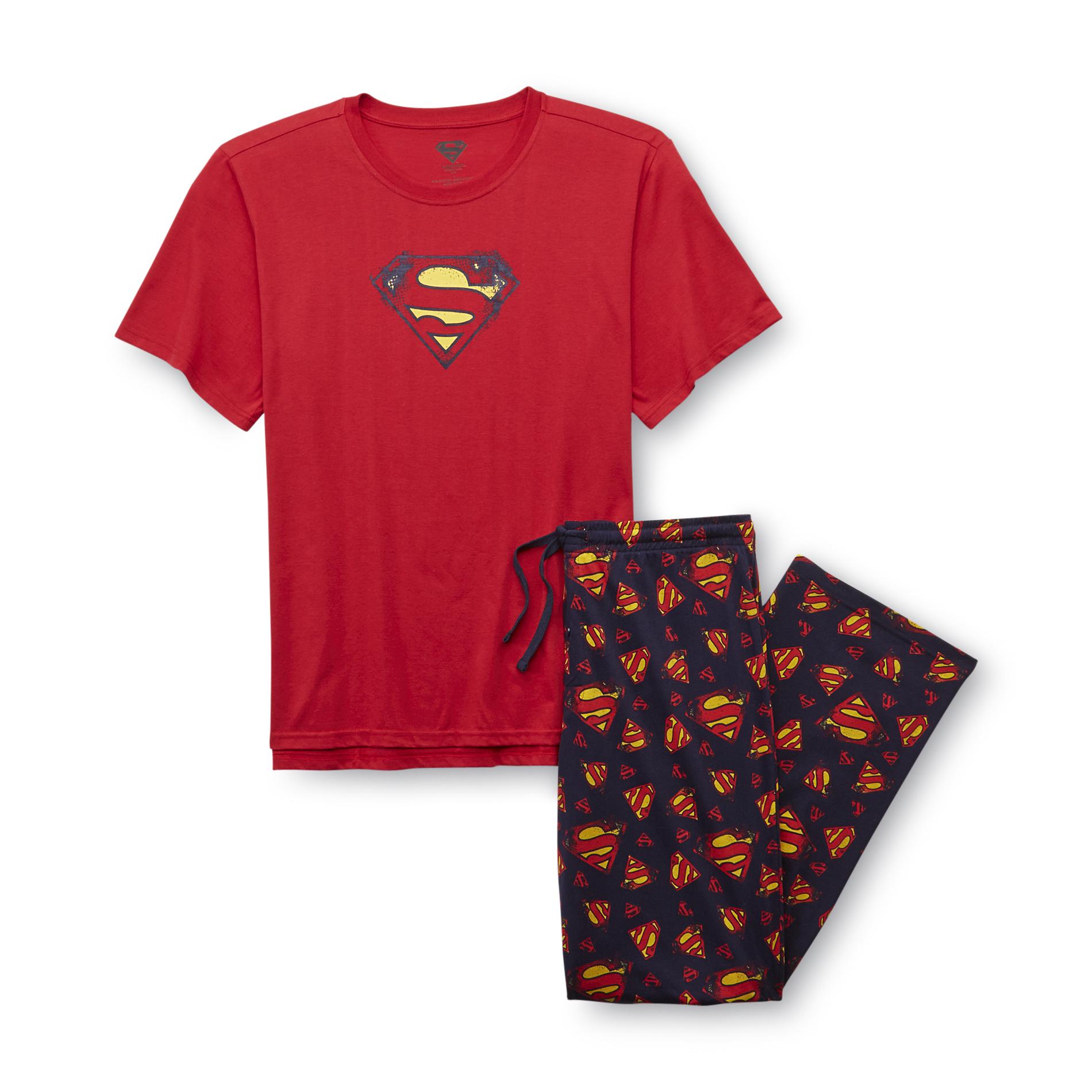 DC Comics Superman Men's Pajama TShirt & Pants