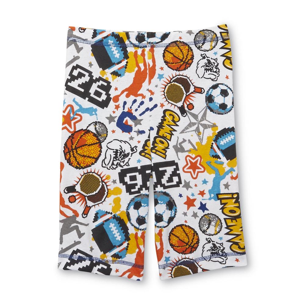 Joe Boxer Boy's Pajama Shirt & Shorts - Game On