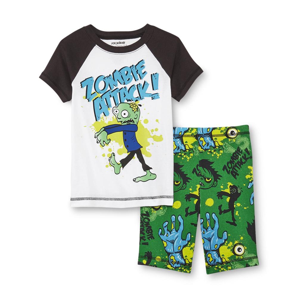 Joe Boxer Boy's Pajama Shirt & Shorts - Zombies