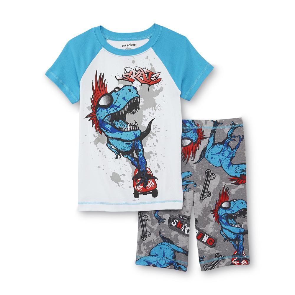 Joe Boxer Boy's Pajama Shirt & Shorts - Dinosaur
