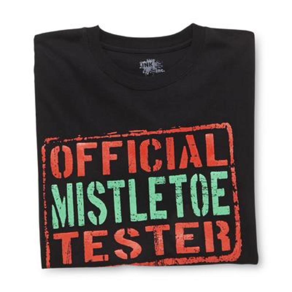 Bravado Men's Christmas Graphic T-Shirt - Mistletoe Tester