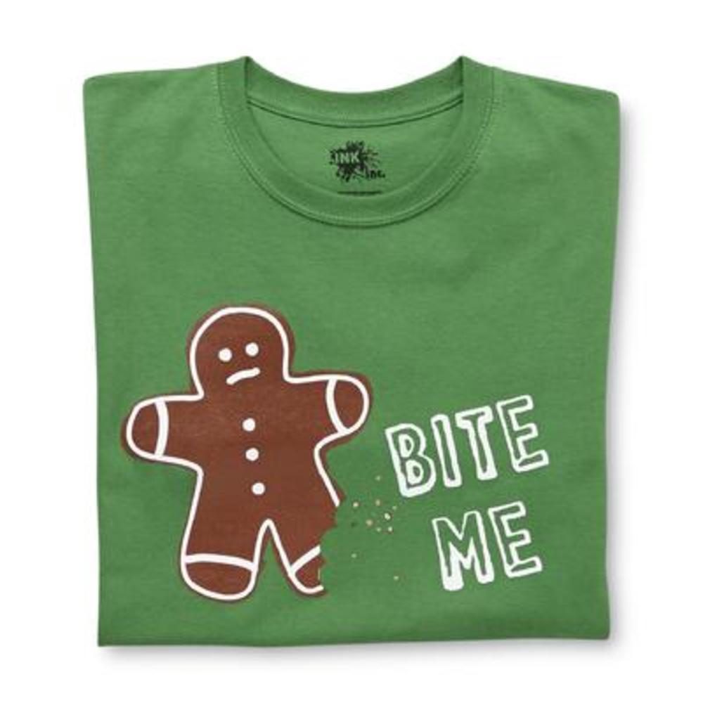 Bravado Men's Christmas Graphic T-Shirt - Bite Me