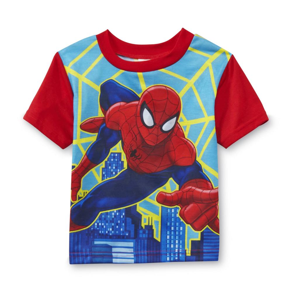 Marvel Spider-Man Toddler Boy's Pajama T-Shirt & Shorts