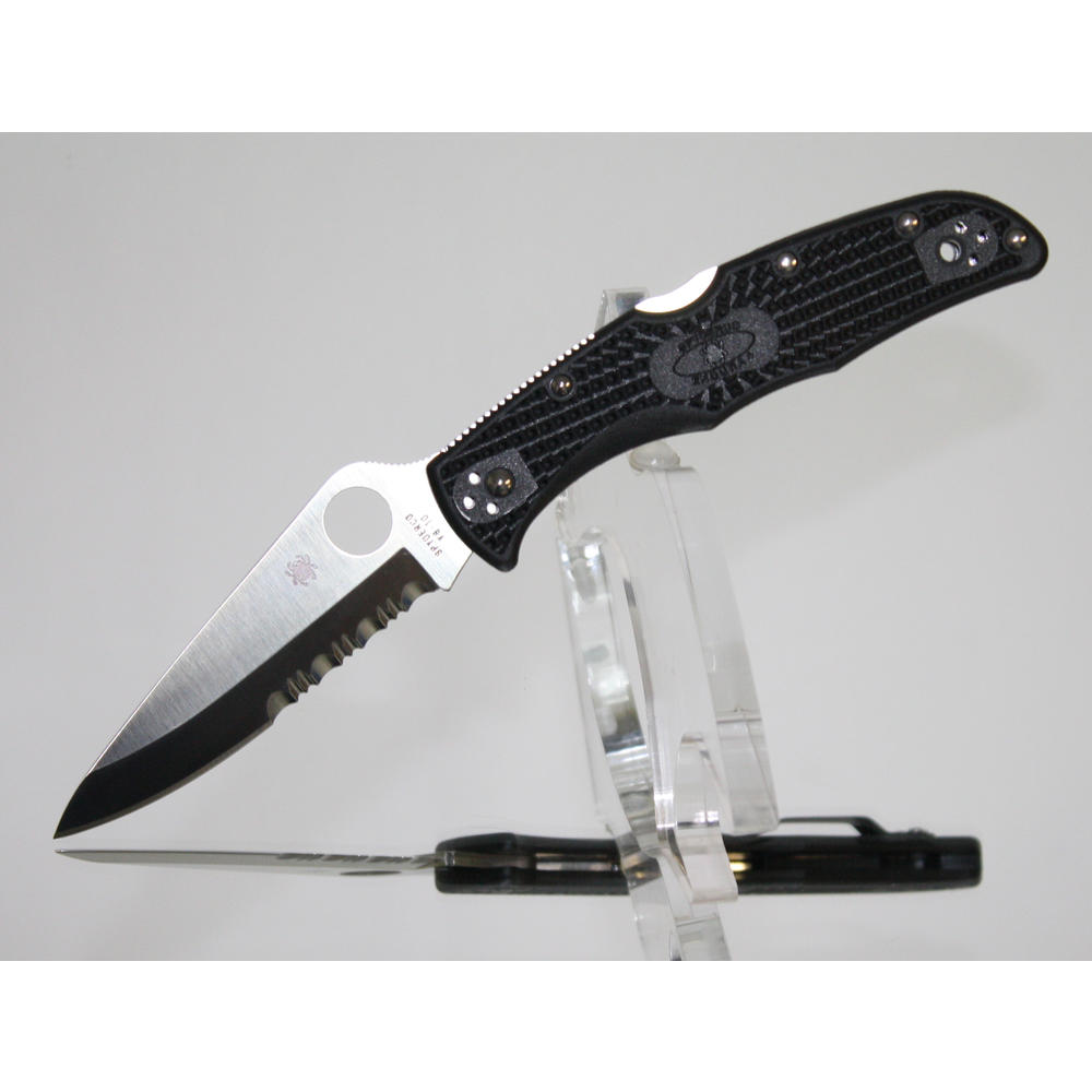 Spyderco Endura4 Lightweight Black FRN Comboedge Knife