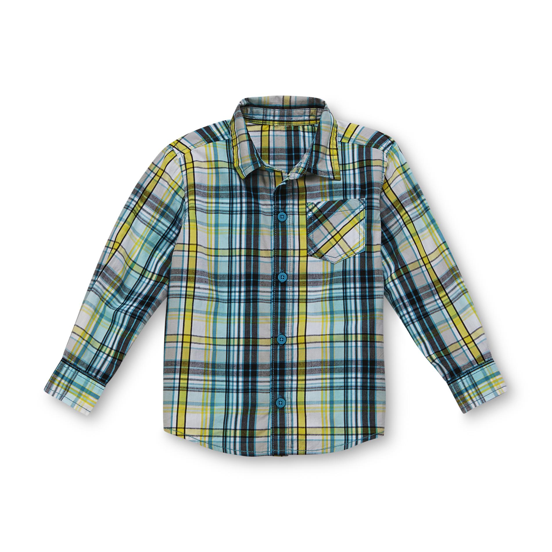 WonderKids Infant & Toddler Boy's Woven Button-Front Shirt - Plaid