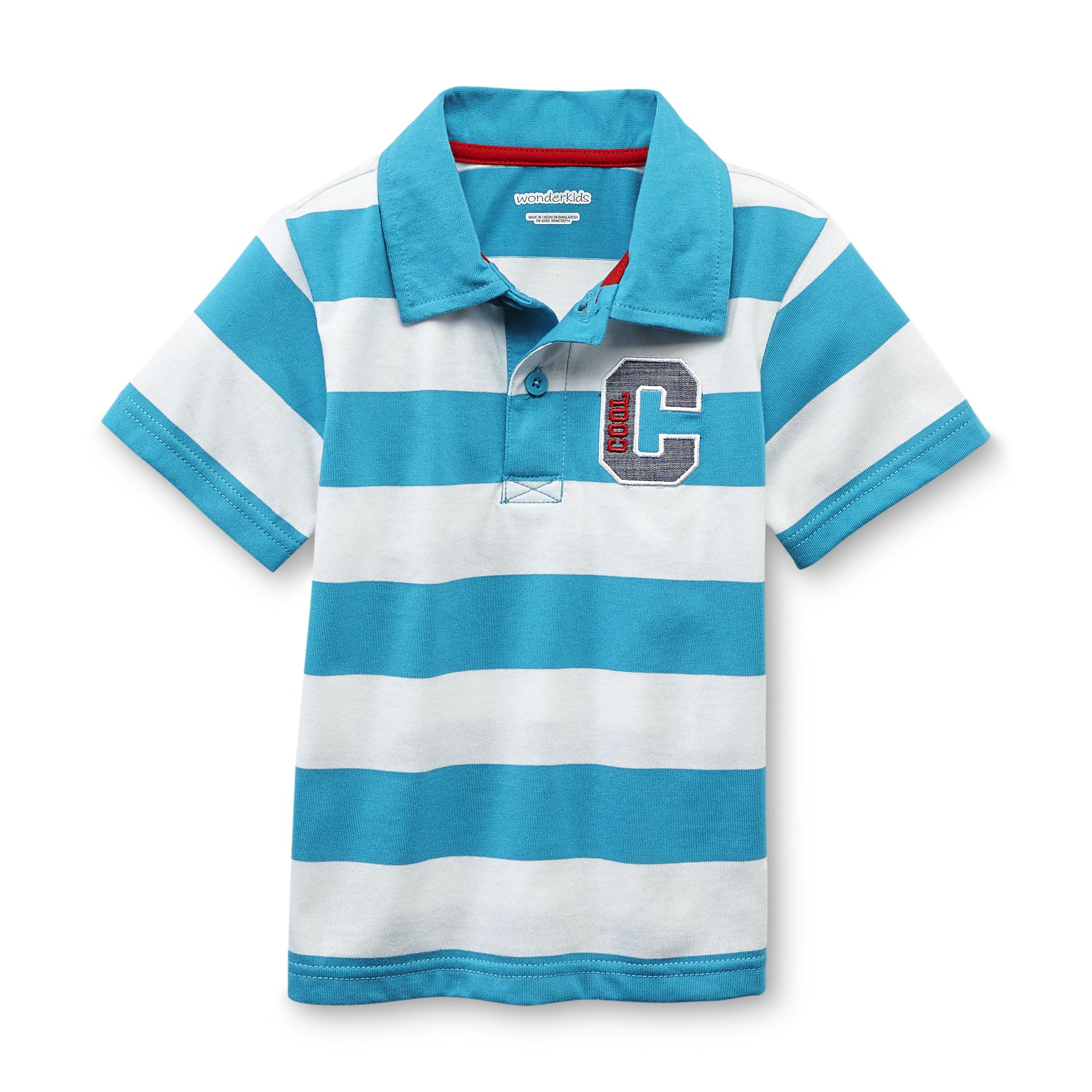 WonderKids Infant & Toddler Boy's Striped Polo Shirt - Cool