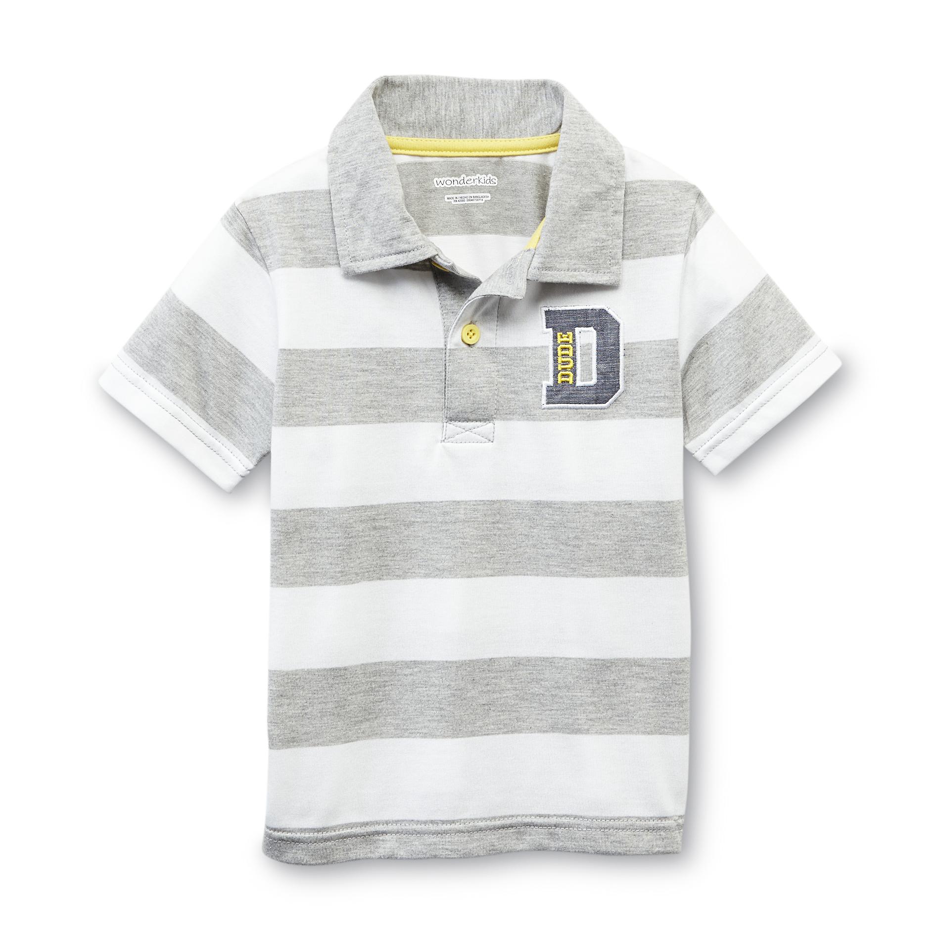 WonderKids Infant & Toddler Boy's Striped Polo Shirt - Dude