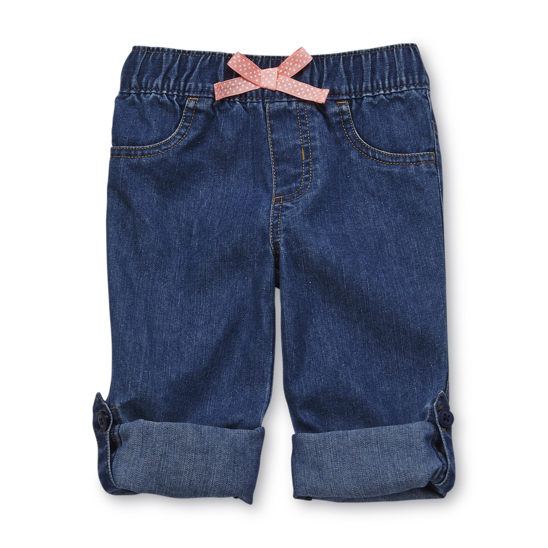 WonderKids Infant & Toddler Girl's Roll Cuff Jeans