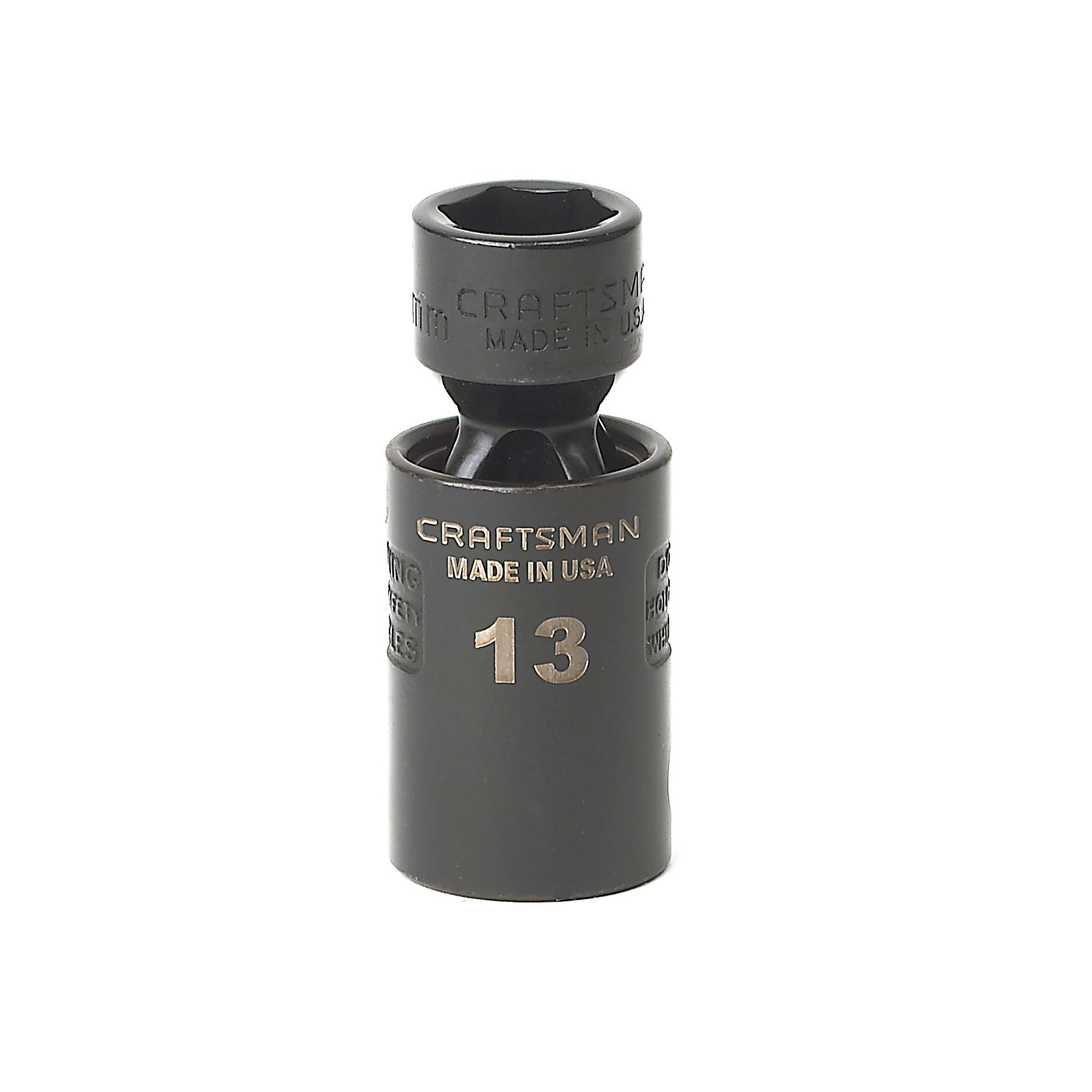 Craftsman 13 mm EasyToRead Pinless Swivel Impact Socket 1/2 in