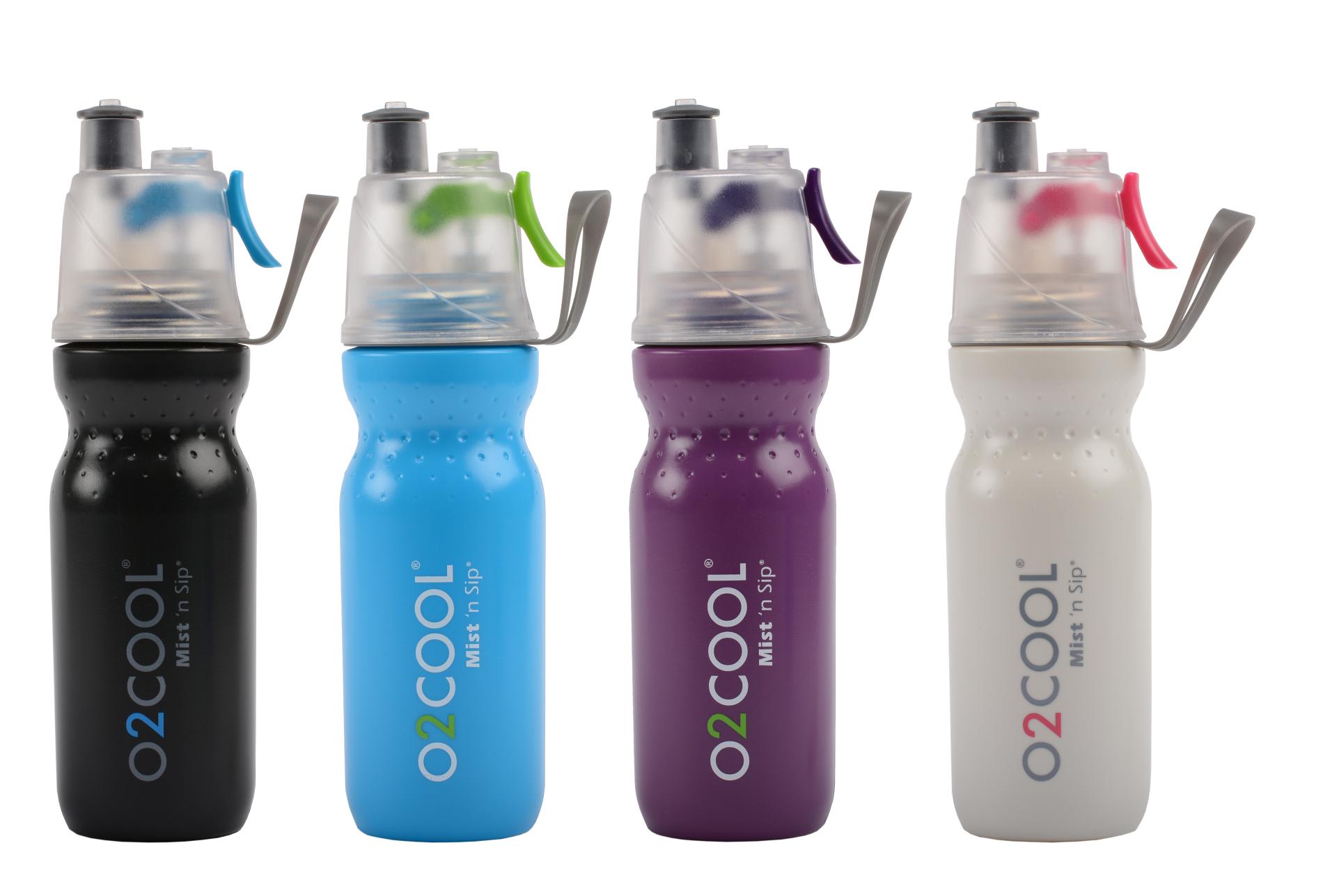 O2Cool 6-Pack ArcticSqueeze Classic 20-Ounce Mist 'N Sip Water Bottles