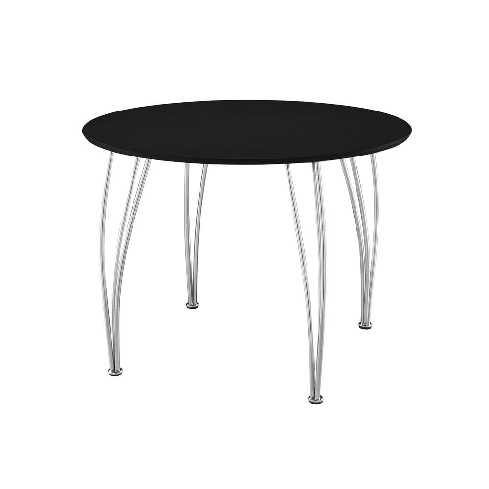 Dorel Bentwood Round Table Top Black