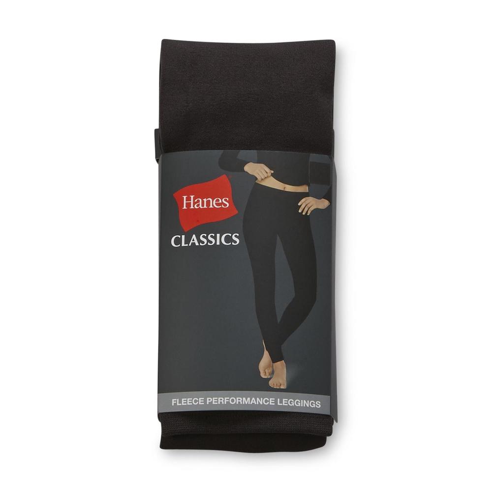 Hanes Women's Fleece-Lined Performance Leggings