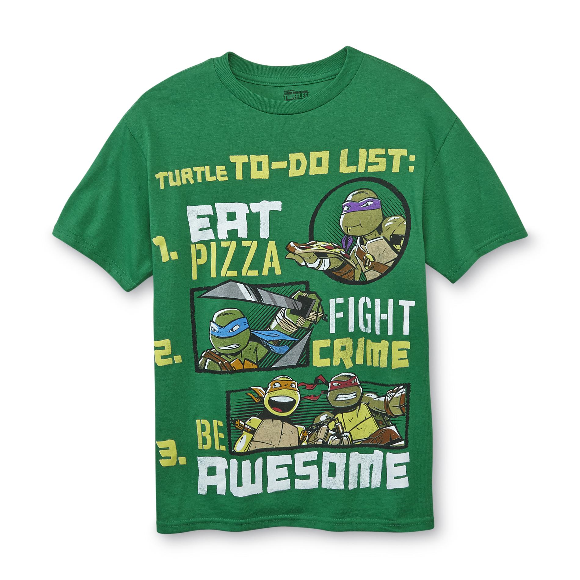 Nickelodeon Teenage Mutant Ninja Turtles Boy's T-Shirt - List