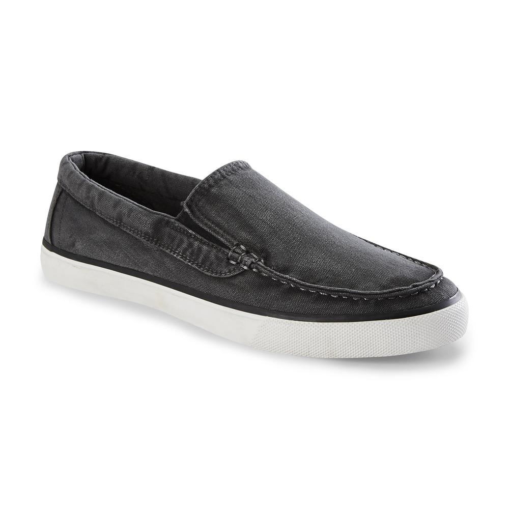 GBX Men's Maddox Navy Canvas Loafer