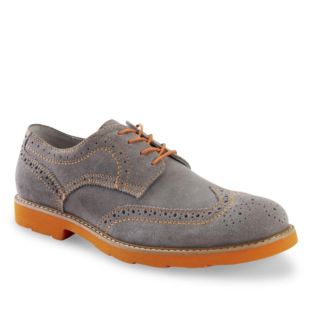 GBX Men's Grieves Gray Lace-Up Oxford Shoe