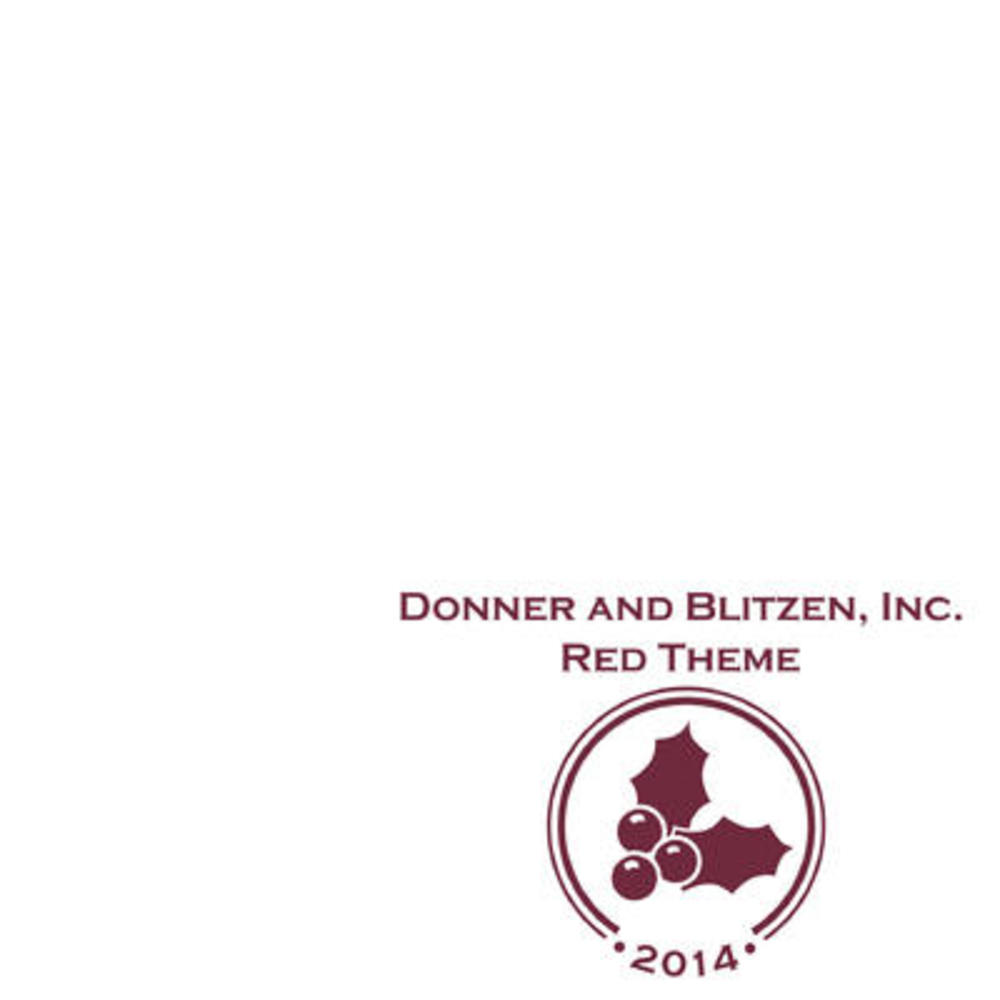 Donner & Blitzen Incorporated Glass Christmas Ornaments- Burgundy with Designs