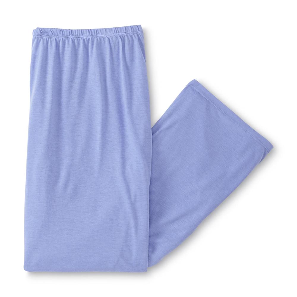 Jaclyn Smith Women's Plus Pajama Top & Pants - Solid