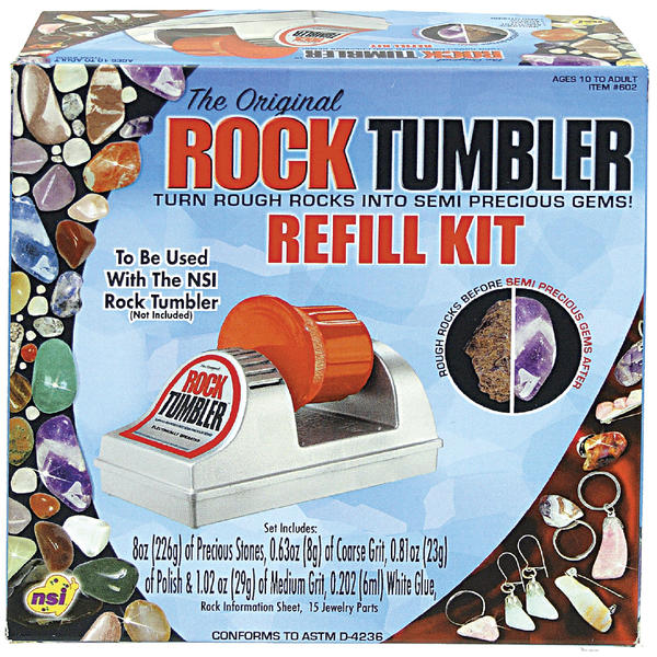 Rock Tumbler Gem Refill Kit - Swali Rose Agate Rough