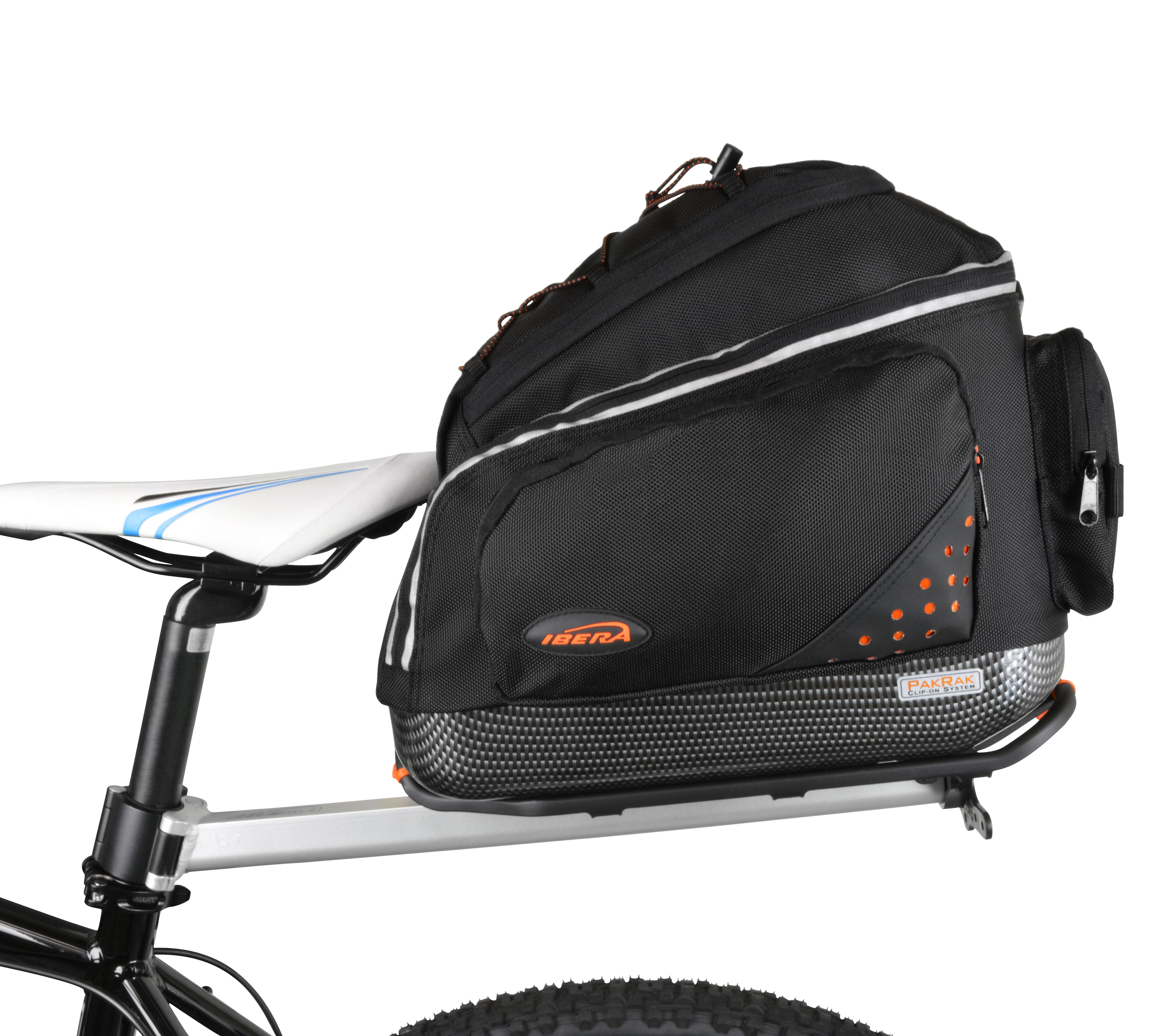 IBERA PakRak Bicycle Quick Release Commuter Trunk Bag
