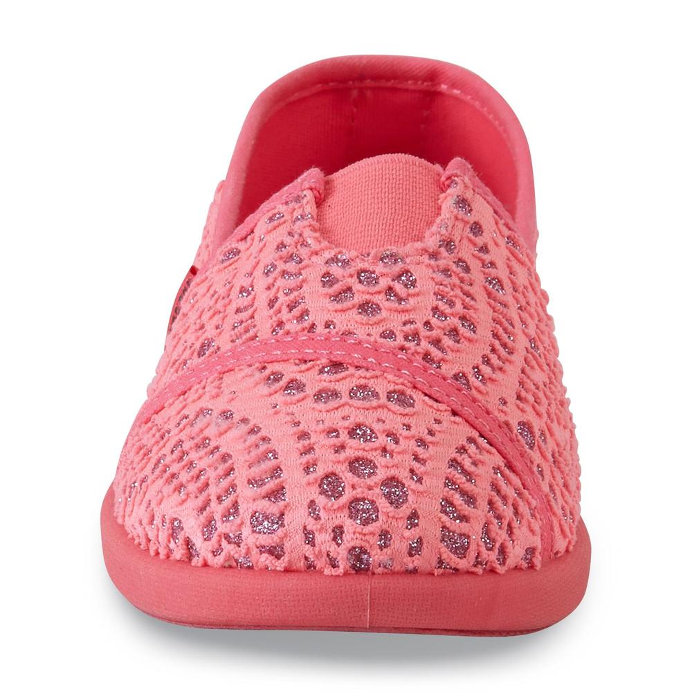 Joe Boxer Girl's Bronx Pink Sequin Slip-On Shoe
