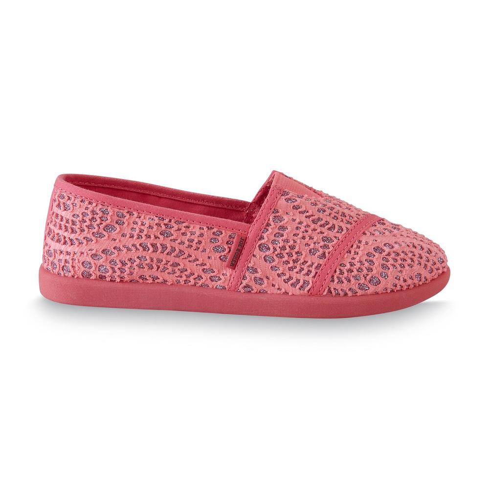 Joe Boxer Girl's Bronx Pink Sequin Slip-On Shoe