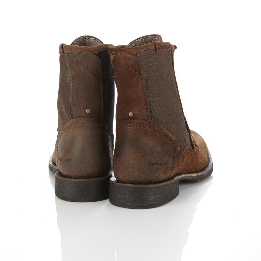 Cat Footwear Men's Abe Brown Leather Dress Boot