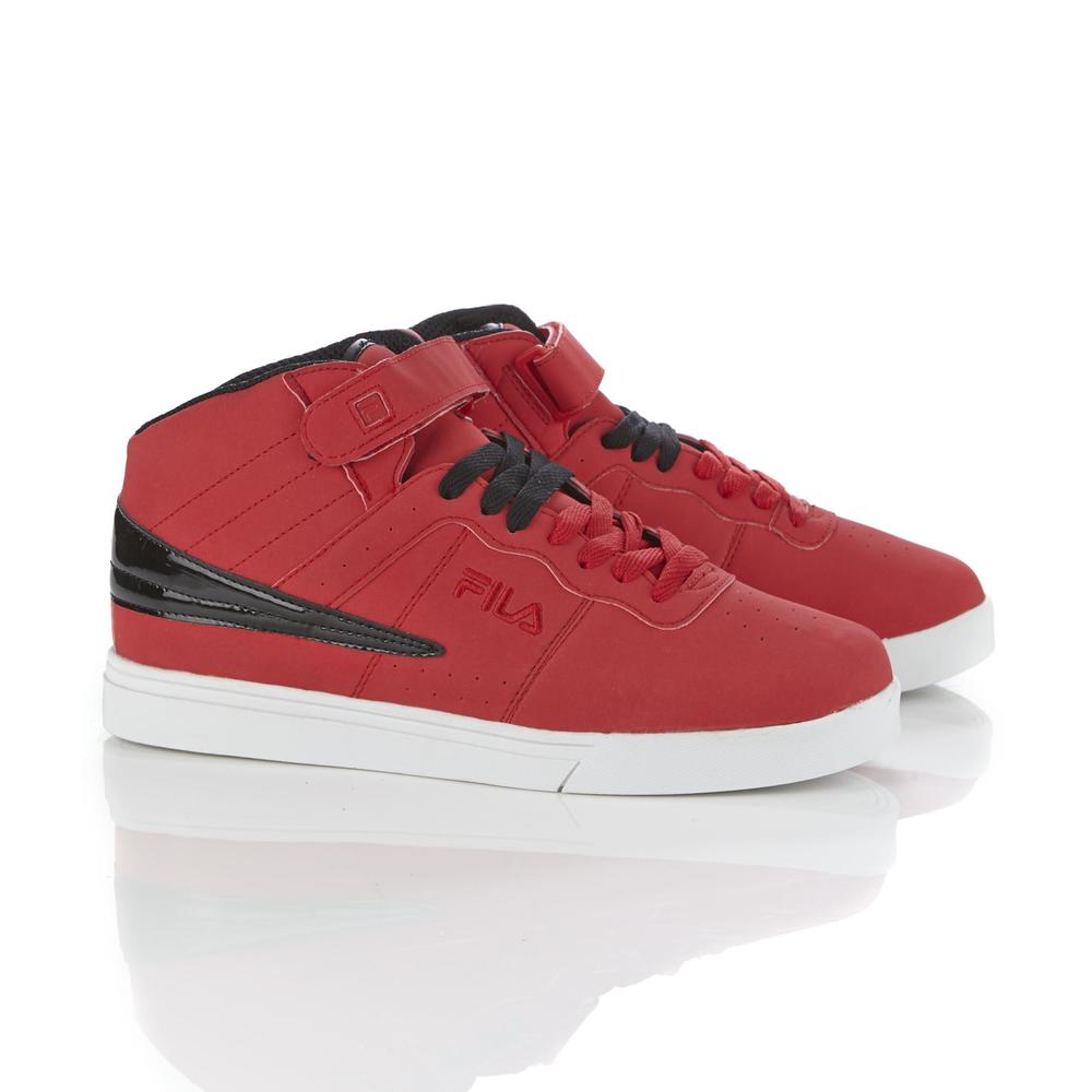 Fila Men's Vulc 13 Red/Black High-Top Basketball Shoe