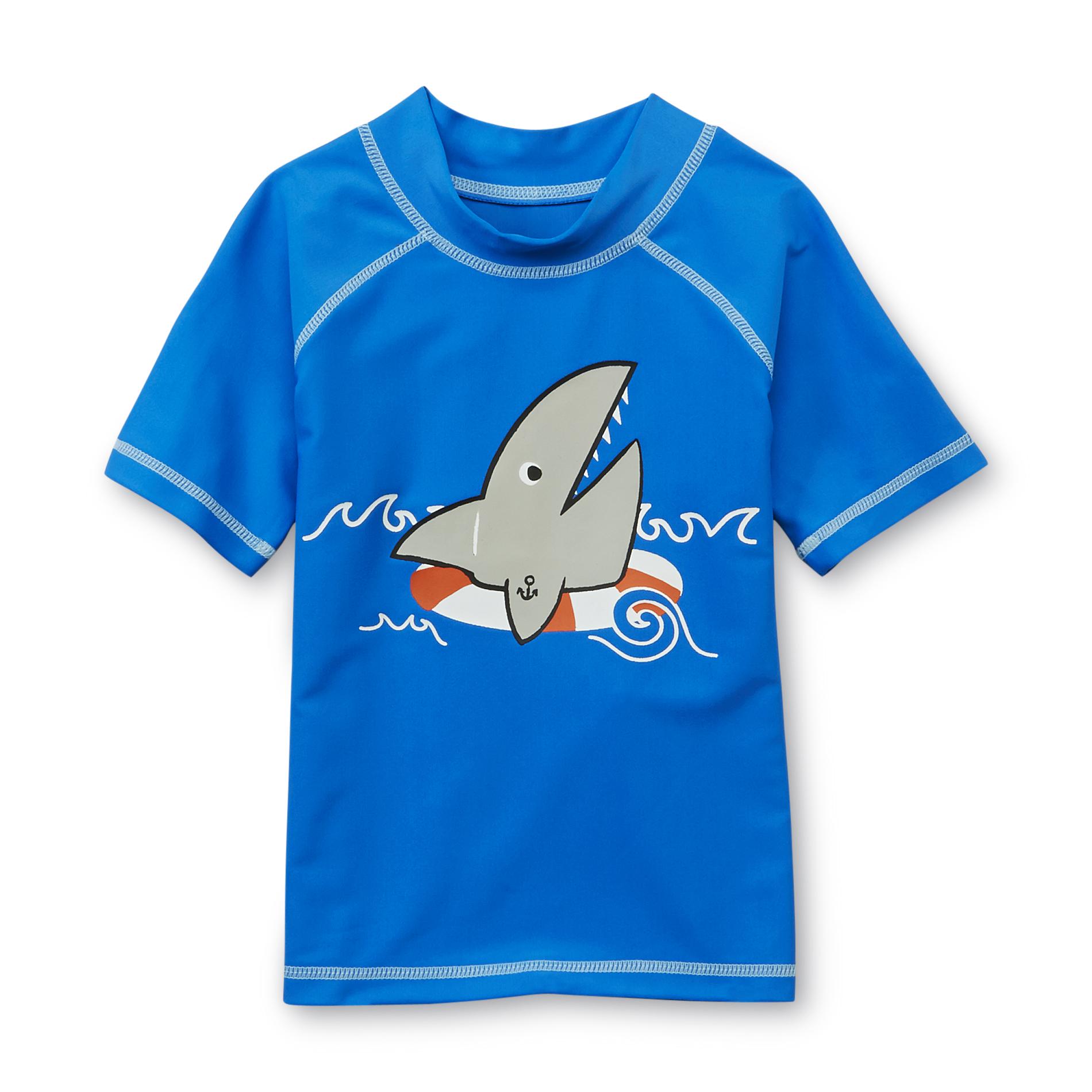 WonderKids Infant & Toddler Boy's Rash Guard Swim Shirt - Shark