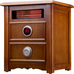 Dr. Infrared Heater Dr Infrared Heater DR999, 1500W, Advanced Dual Heating System with Nightstand Design, Furniture-Grade Cabinet, Remote Control