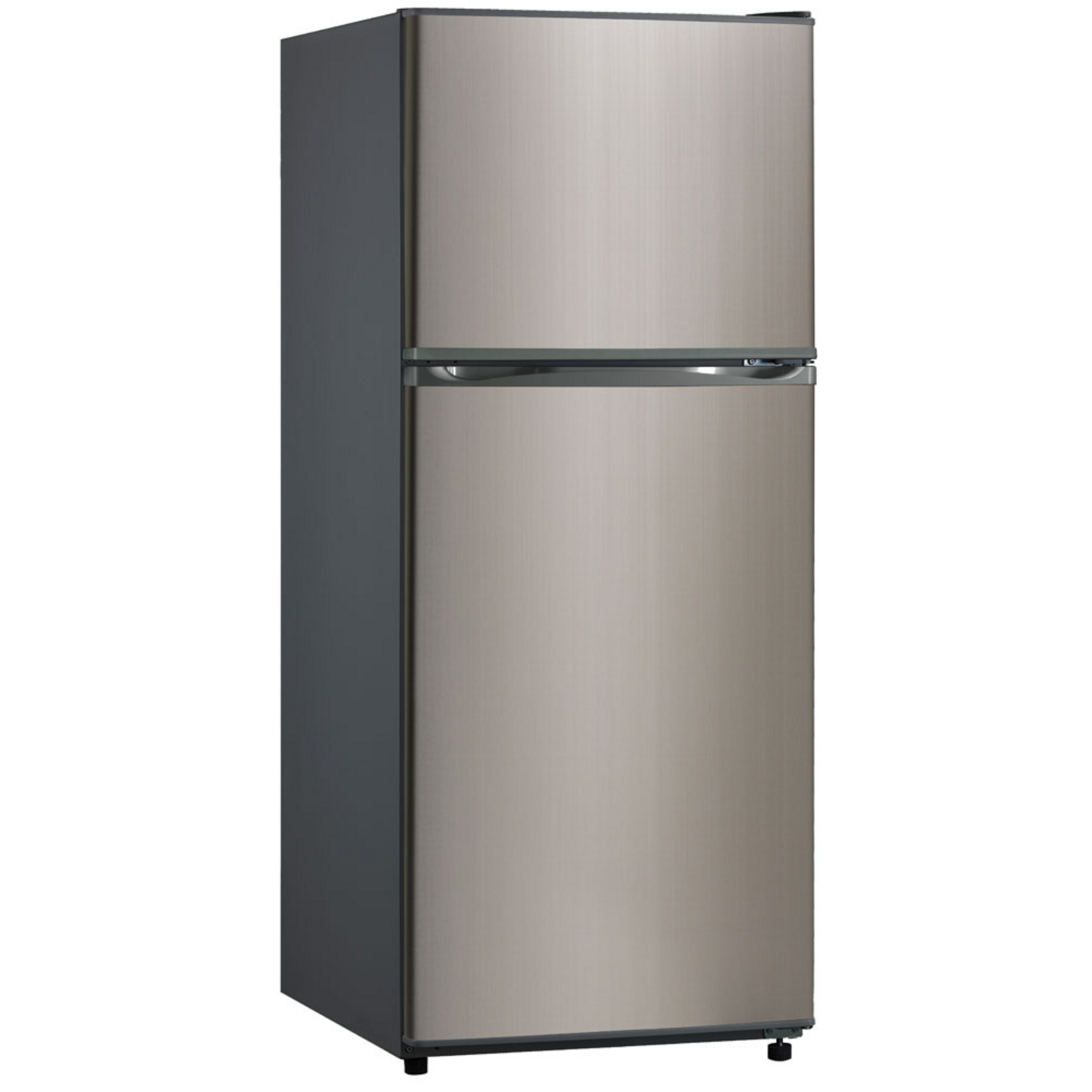 Equator-Midea RF423FW- 1220 SS 12 Cu. Ft. Energy Star Frost Free Top Freezer Refrigerator with Reversible Door in Stainless Steel