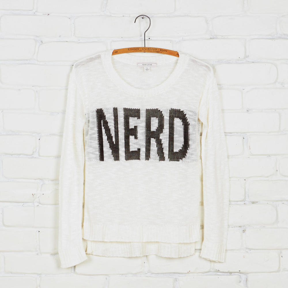 Adam Levine Crew Neck Nerd Sweater