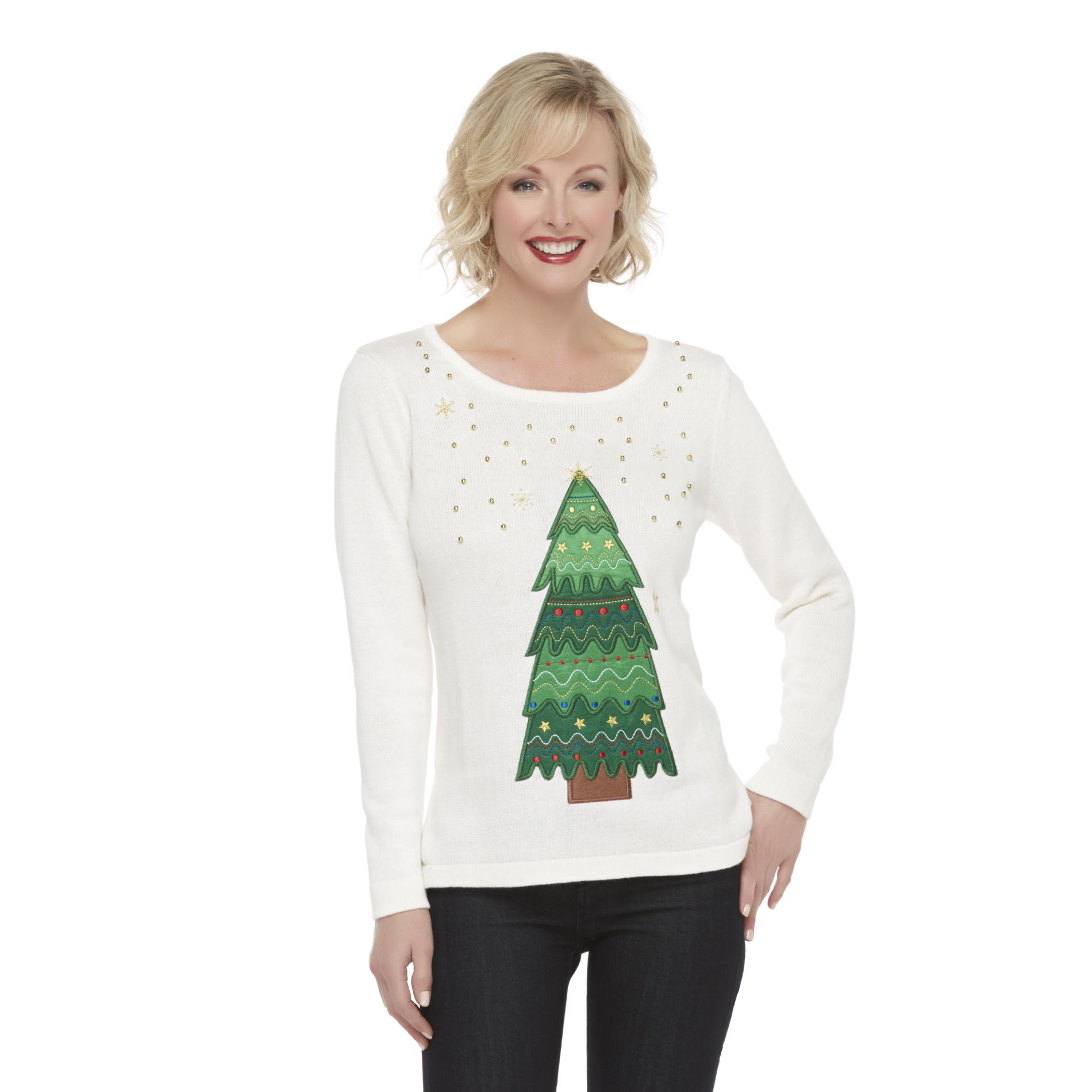 Nouveaux Women's Christmas Sweater - Tree