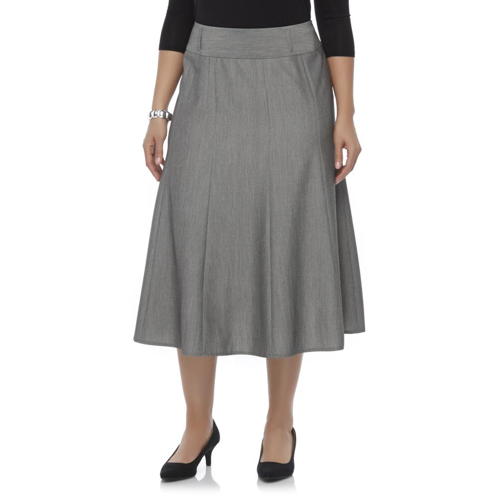 Covington Women's Plus A-Line Skirt - Melange