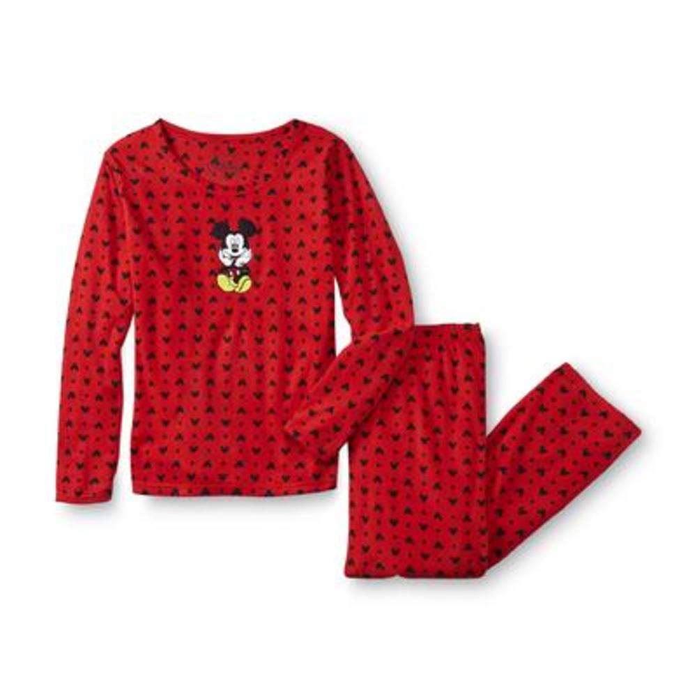 Disney Mickey Mouse Women's Plus Fleece Pajamas