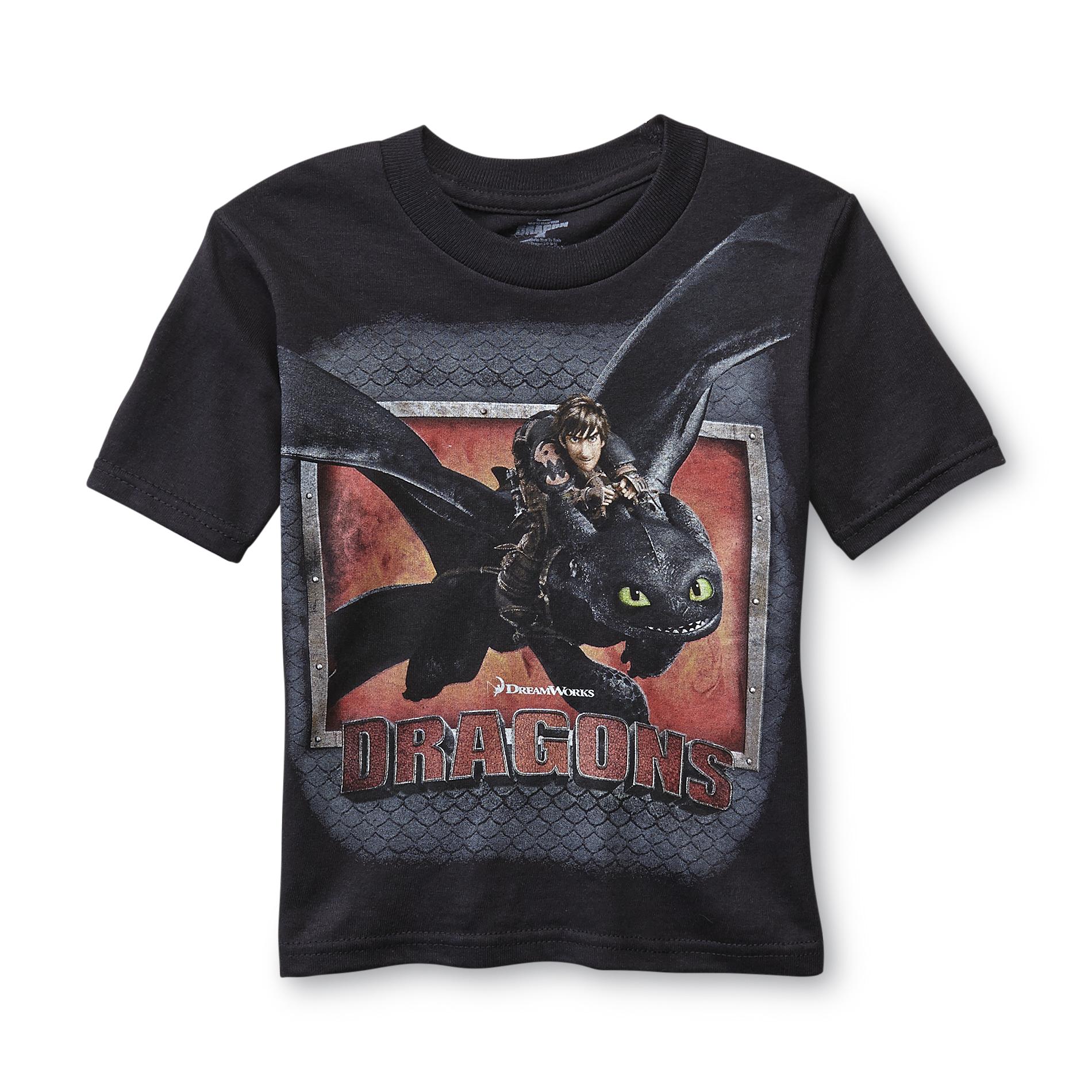 Dreamworks How To Train Your Dragon 2 Toddler Boy's Graphic T-Shirt - Toothless