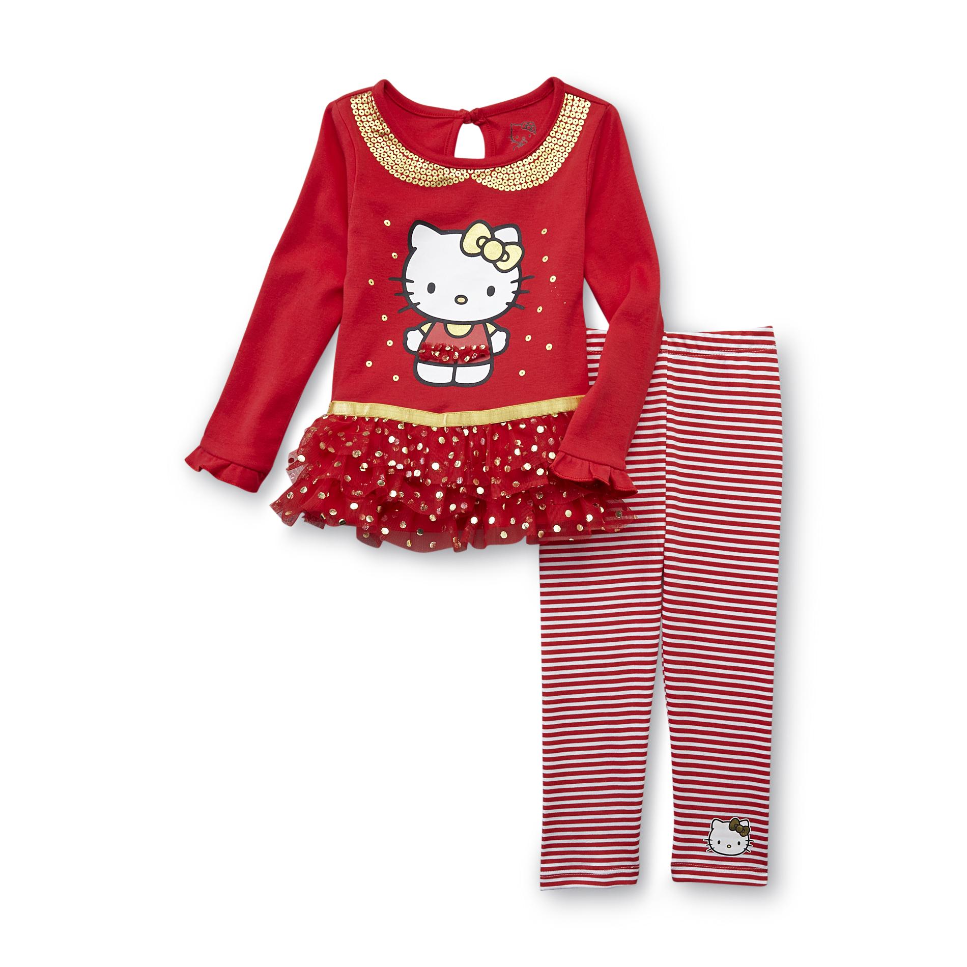 Hello Kitty Infant & Toddler Girl's Tutu Tunic & Leggings