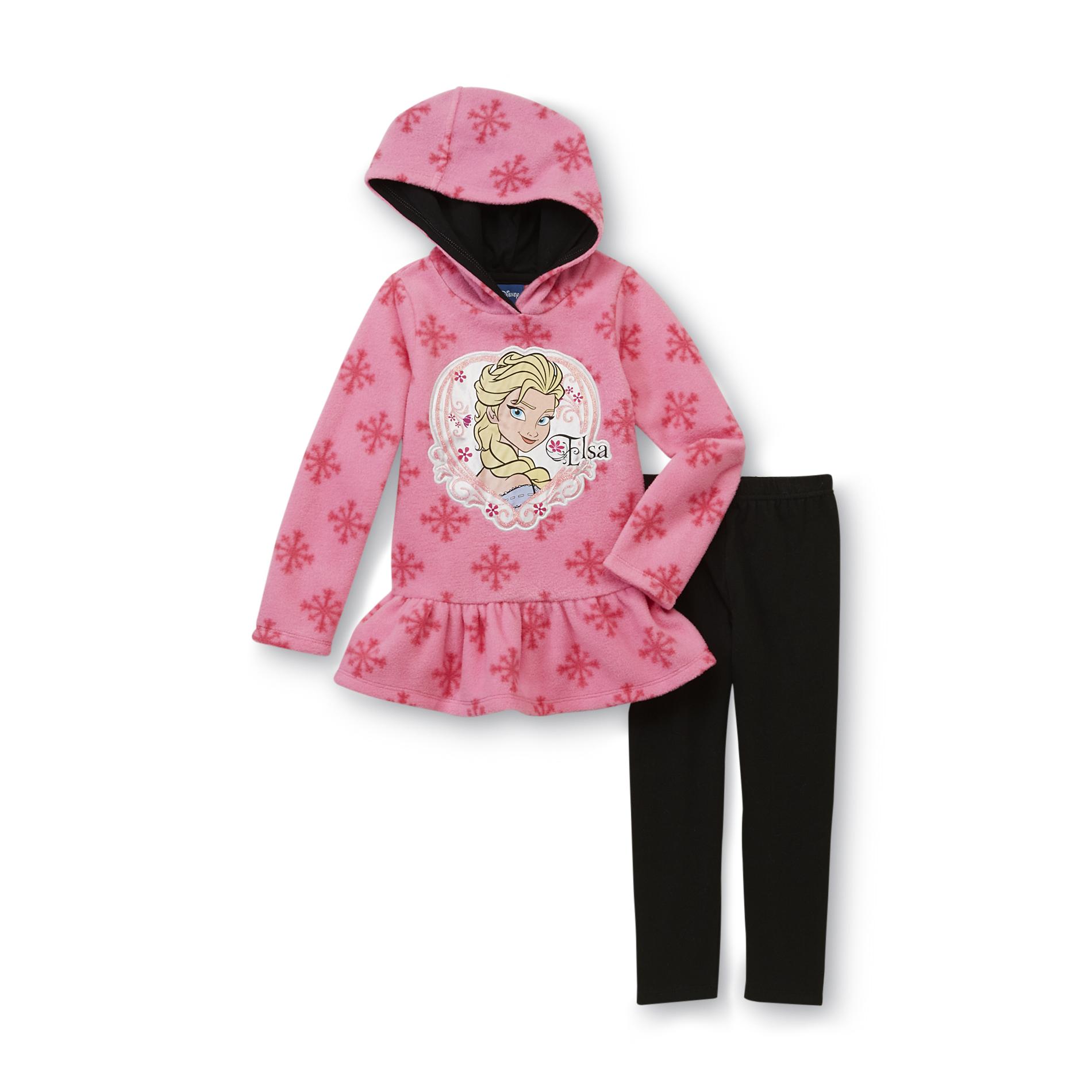 Disney Frozen Toddler Girl's Hoodie Sweatshirt & Leggings - Elsa