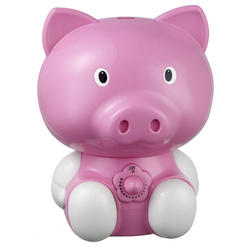 SPT Sunpentown Pig Ultrasonic Humidifier perfect for child's room - Pink SU-3882