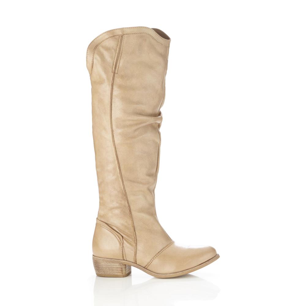Coconuts by Matisse Women's Fairlane 17" Tan Slouch Boot