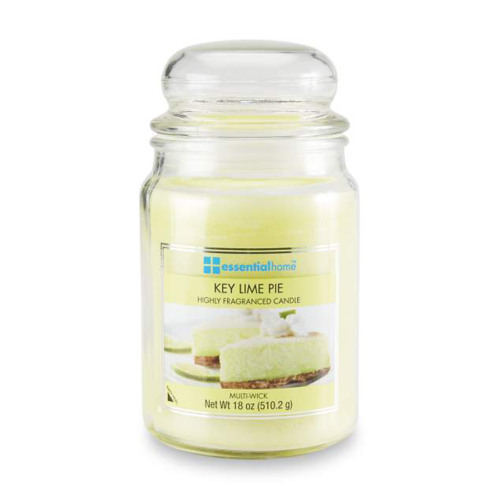 Essential Home 18Ounce Jar Candle Key Lime Pie Home Home Decor