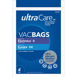 UltraCare UC47710-6  Vacuum Bags for Electrolux&#8482; type S and Eureka&#8482; type OX Canisters Ultra Allergen Bag - 3 pk
