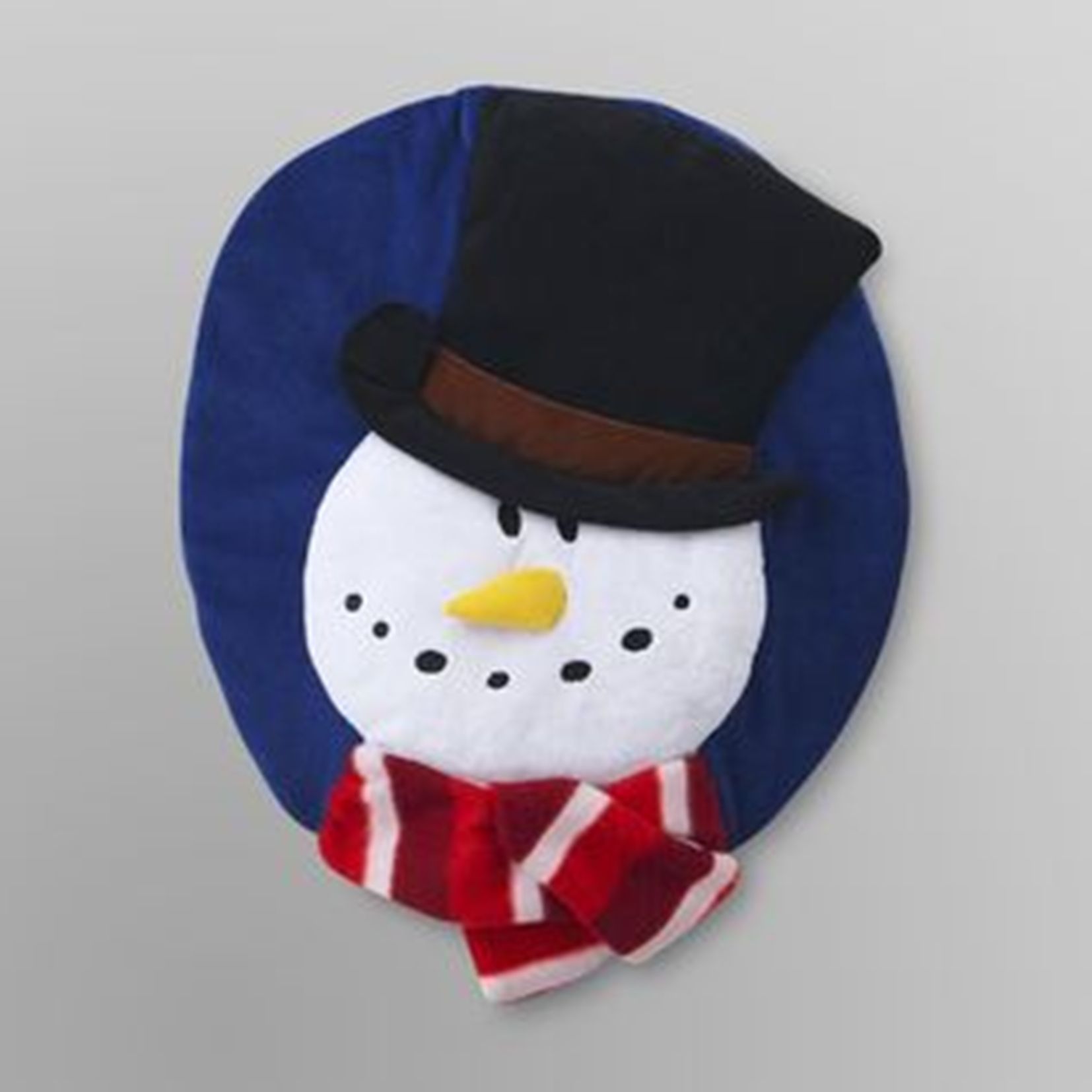 Ginsey Christmas Plush Toilet Lid Cover - Snowman